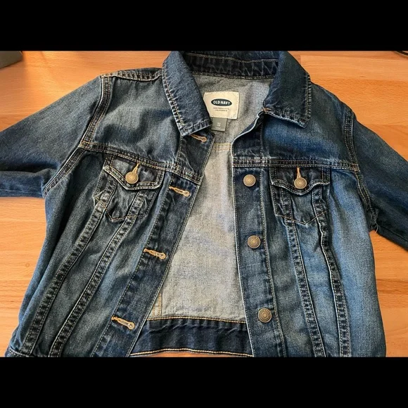 Old Navy Cropped Denim Jacket, size XS - Picture 4 of 4